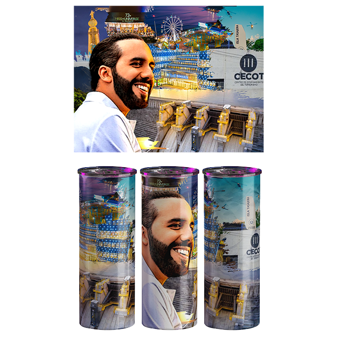El Salvador Tumbler | Nayib Bukele President | 20 oz