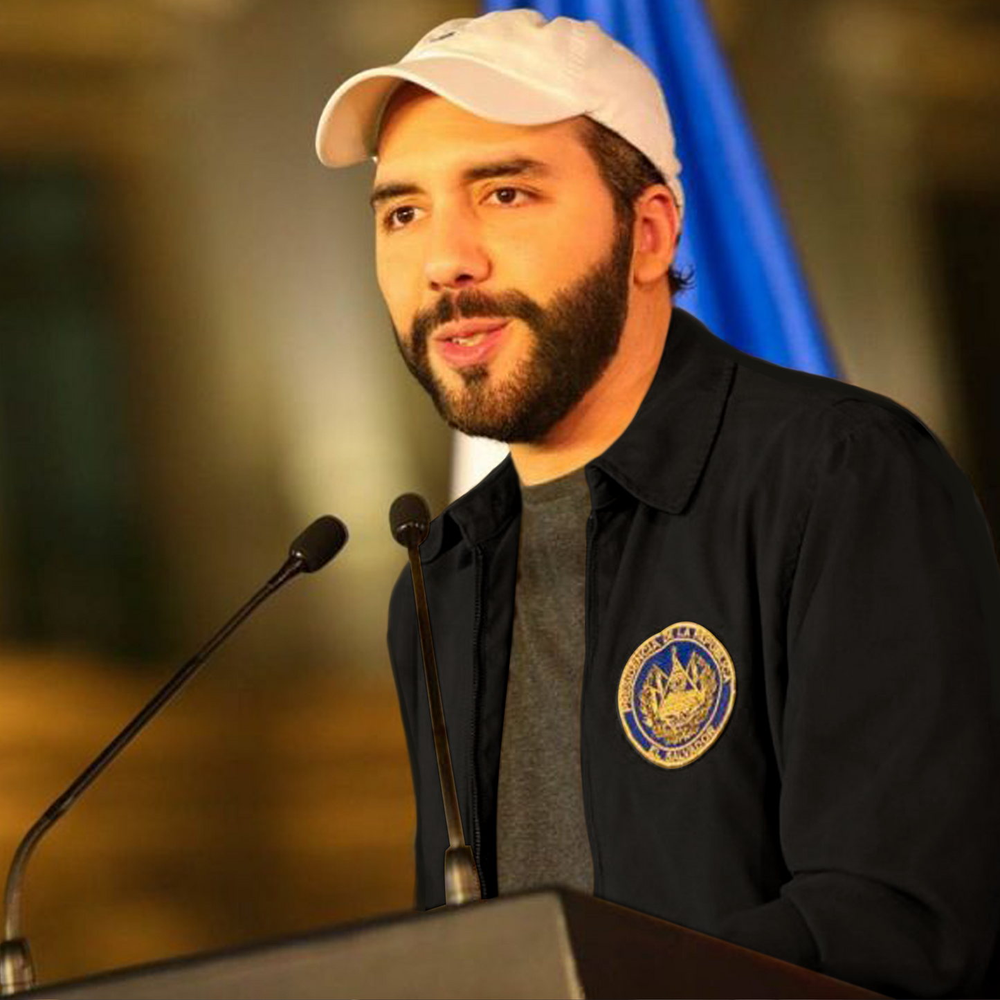 Nayib Bukele Official Jacket El Salvador President - Unisex
