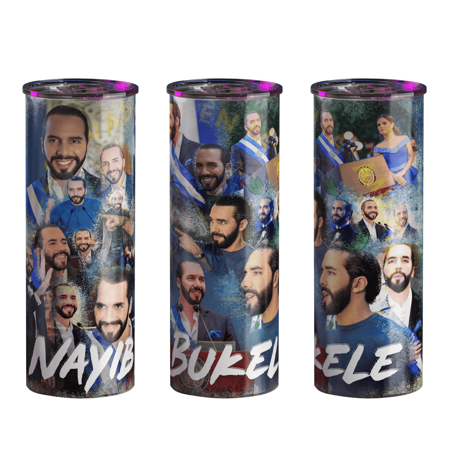 El Salvador Tumbler | Nayib Bukele | 20 oz