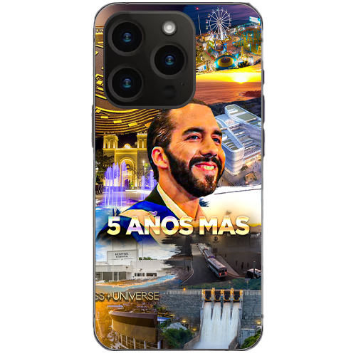 Nayib Bukele iPhone Case “5 Años Más”