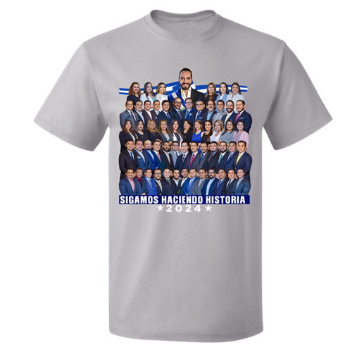 Nayib Bukele Deputies Grey T-shirt El Salvador - Unisex