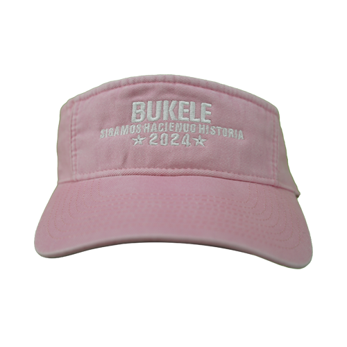 Nayib Bukele 2024 Pink Visor Hat Reelection - Unisex