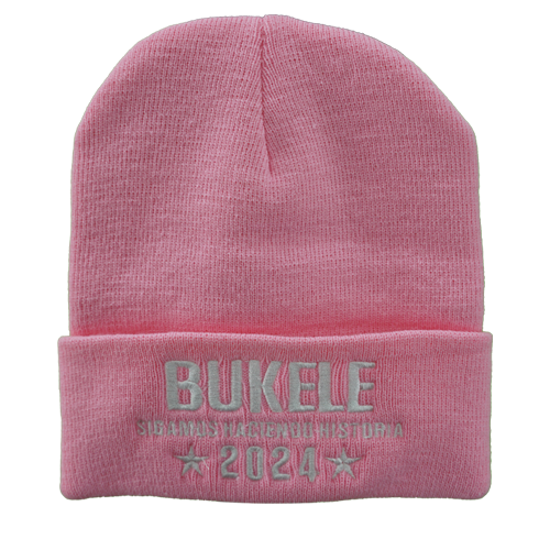 Nayib Bukele “Sigamos Haciendo Historia” Pink  Beanie- Unisex