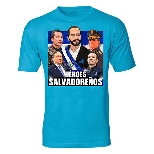 Nayib Bukele Ministers Light Blue T-Shirt  El Salvador - Unisex