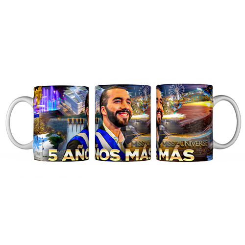 Nayib Bukele Mug “5 años Más”