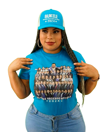 Nayib Bukele Deputies Light Blue T-shirt El Salvador - Unisex