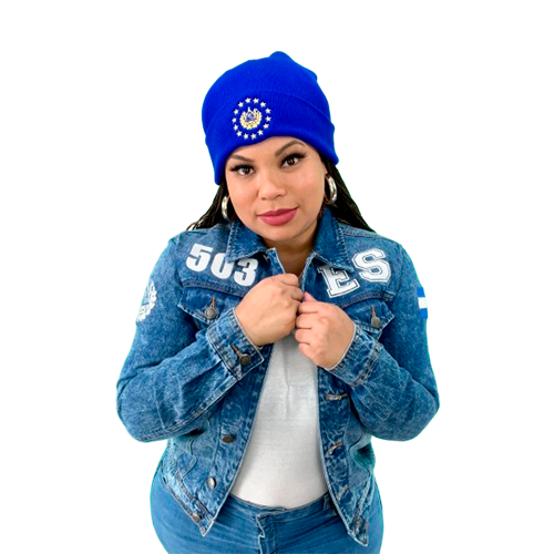 El Salvador Premium Blue Denim Jackets with Embroidered Logos