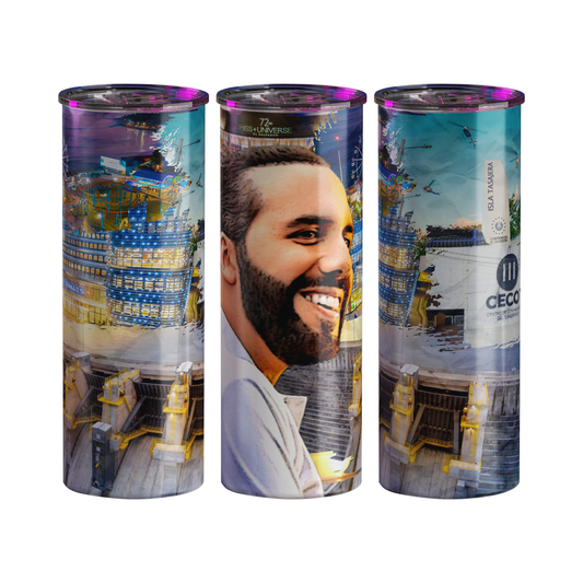 El Salvador Tumbler | Nayib Bukele President | 20 oz