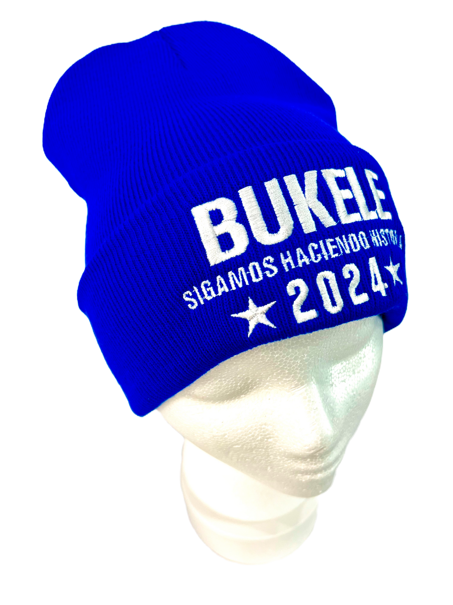 Nayib Bukele “Sigamos Haciendo Historia” Blue Beanie- Unisex