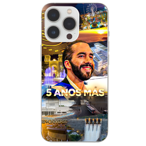 Nayib Bukele iPhone Case “5 Años Más”
