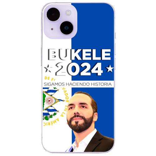 Nayib Bukele President iPhone Case El Salvador 2024