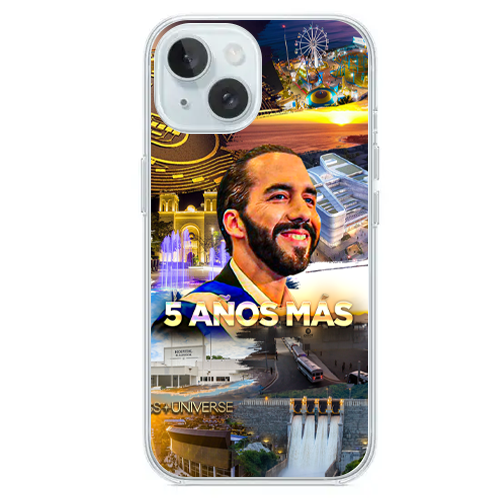 Nayib Bukele iPhone Case “5 Años Más”