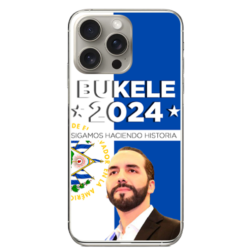 Nayib Bukele President iPhone Case El Salvador 2024