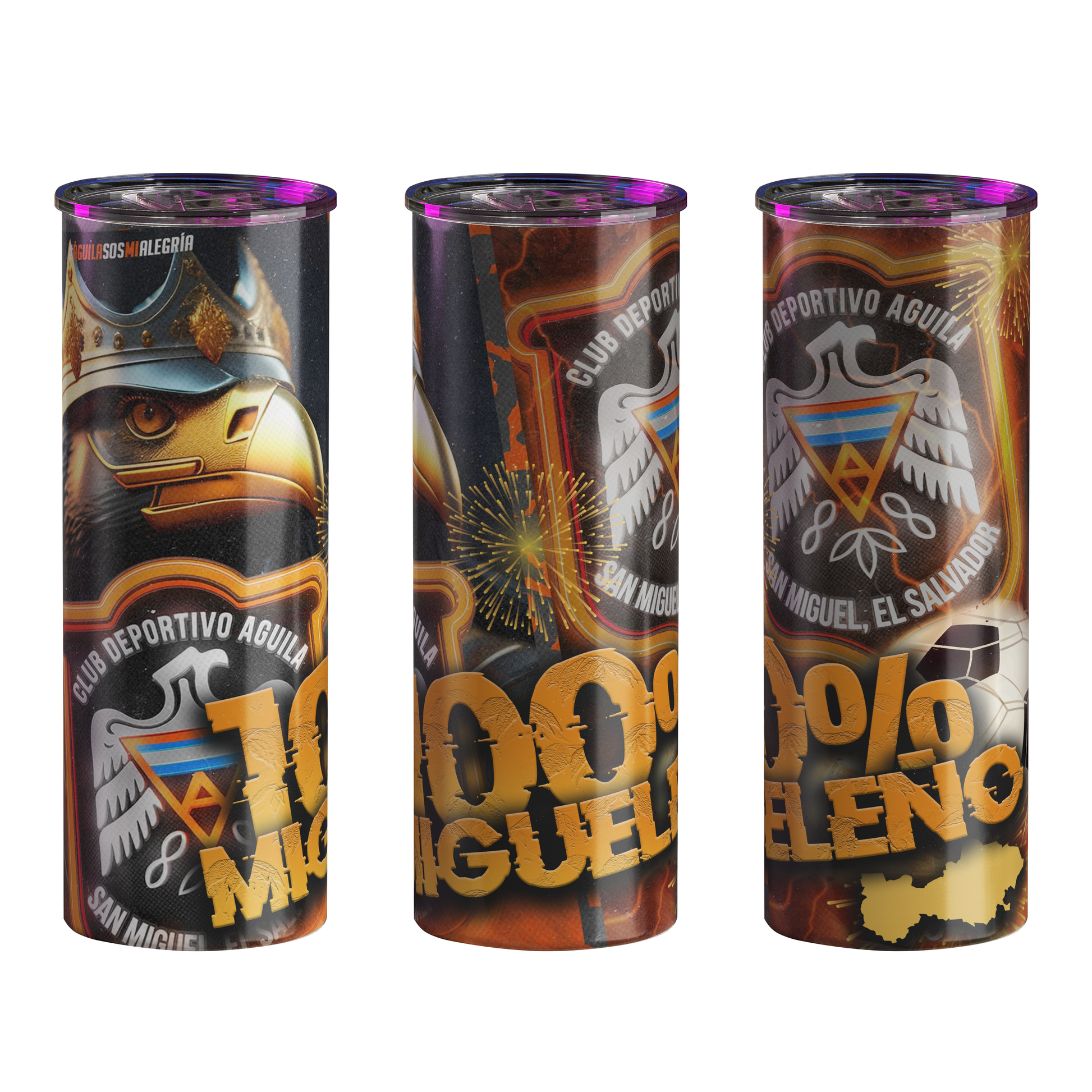 El Salvador Tumbler | Club Deportivo Aguila San Miguel | 20 oz – El Salvador  Tienda